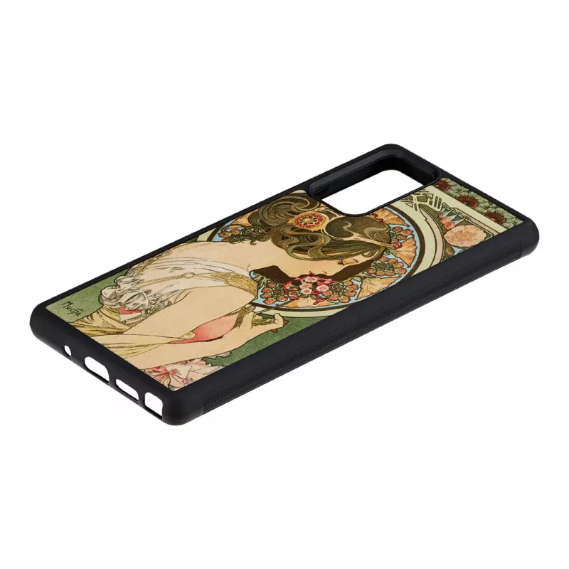 Beschermhoes man and wood Galaxy Note 20 primrose zwart