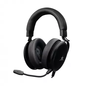 Gaming-headset White Shark GH-2540 Elephant zwart met RGB-verlichting en afneembare microfoon