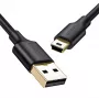 USB-kabel UGREEN US132 Mini-USB 1 m — zwart, 480 Mbit/s, snel laden