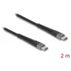 DeLOCK USB-kabel USB 2.0 2m USB-C zwart 81125