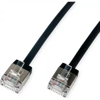 ROLINE U/FTP patchkabel Cat.6A ultrakorte RJ45 zwart 2m – netwerk – CAT 6a (21.15.4562)