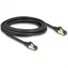 DeLOCK RJ45 netwerkkabel Cat.6A stekker-stekker S/FTP zwart 3 m
