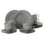 Porseleinen koffieservies SELECT Beat Color Glaze voor 6 personen, wit