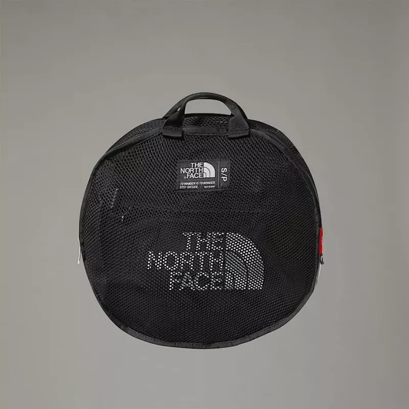 Duffelbag The North Face Base Camp S — 50 L, nylon/polyester, zwart/wit