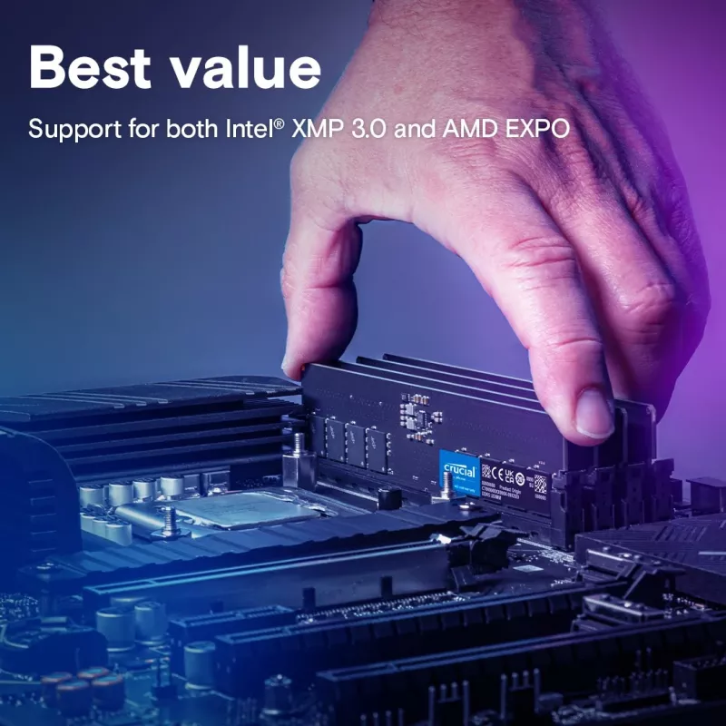 Geheugen Crucial DDR5 module 8GB 5600MHz