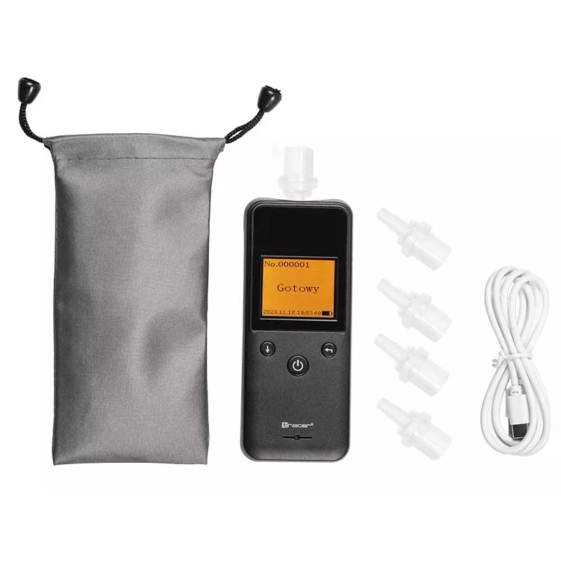 Tracer BreathEZ-2B halfgeleider ademalcoholtester, zwart