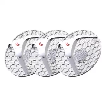 MikroTik LHG 5 (RBLHG5KIT) 5 GHz clientapparaat, 24,5 dBi, 3-pack