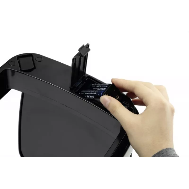 Durable TOUCH 12L rechthoekig RVS zilver zwart