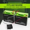 Accu-spanningsvereffenaar QOLTEC 51097 voor 24V (2×12V) accu's, 5A vereffeningsstroom