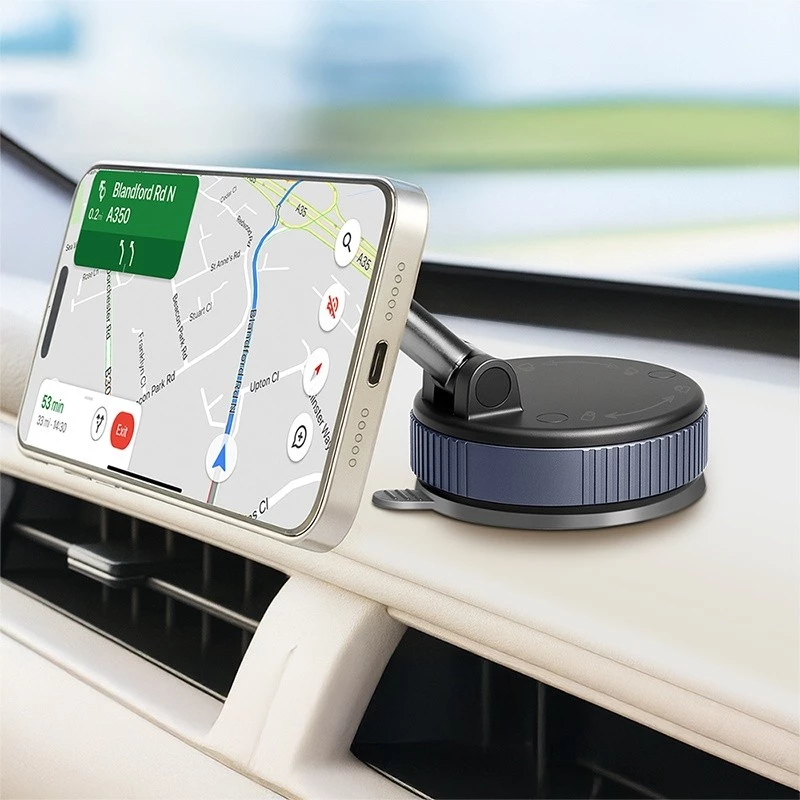 Magnetische smartphonehouder met vacuümzuignap