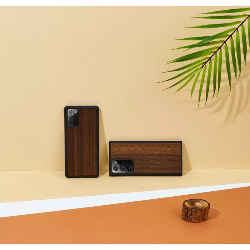 Smartphonehoes man and wood Galaxy Note 20 zwart koala