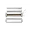 Lanberg AK-VDP103-S 19-inch 3U spanningsverdeelpaneel met DIN TS-35-rail, grijs