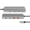 LogiLink USB 3.2 Gen2-hub 7+1-poorts 2x USB-A 5x USB-C PD 100W aluminium