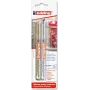 Markeerstift-set Edding e-751, ronde punt, metallic goud en zilver, 2-pack