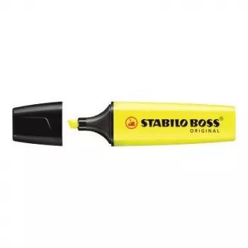 Marker STABILO BOSS Original beitelpunt geel