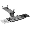 Maclean toetsenbordhouder onder tafel, verstelbaar, max. 5 kg, zwart, MC-156 B
