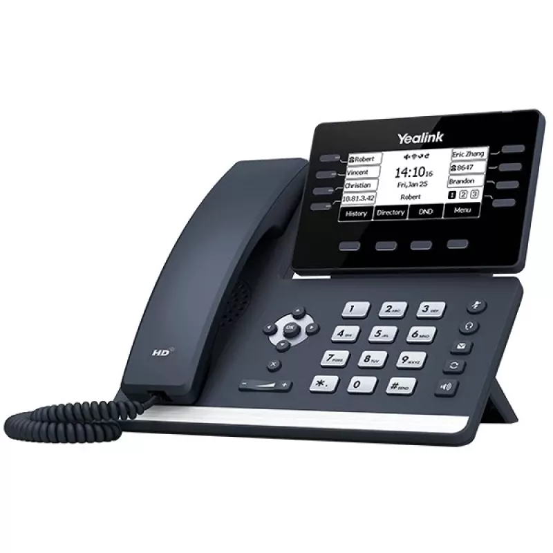 Yealink SIP-T53W IP-telefoon grijs 8 lijnen LCD Wi-Fi