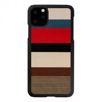 Smartphonehoesje man and wood voor iPhone 11 Pro Max — Corallina zwart beschermhoes