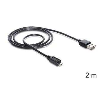 USB-kabel DeLOCK EASY-USB 2.0-A Micro-B 2m