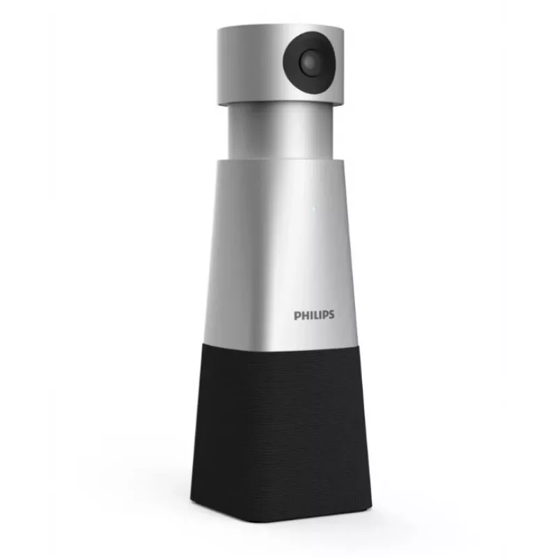 Philips PSE0550 SmartMeeting draagbare 4K-videoconferentiecamera met ingebouwde microfoon, 30 fps, USB, zwart/zilver