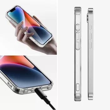4smarts Premium - 360° beschermset - achterkantcover voor mobiele telefoon - compatibel met MagSafe - thermoplastisch polyurethaan (TPU)