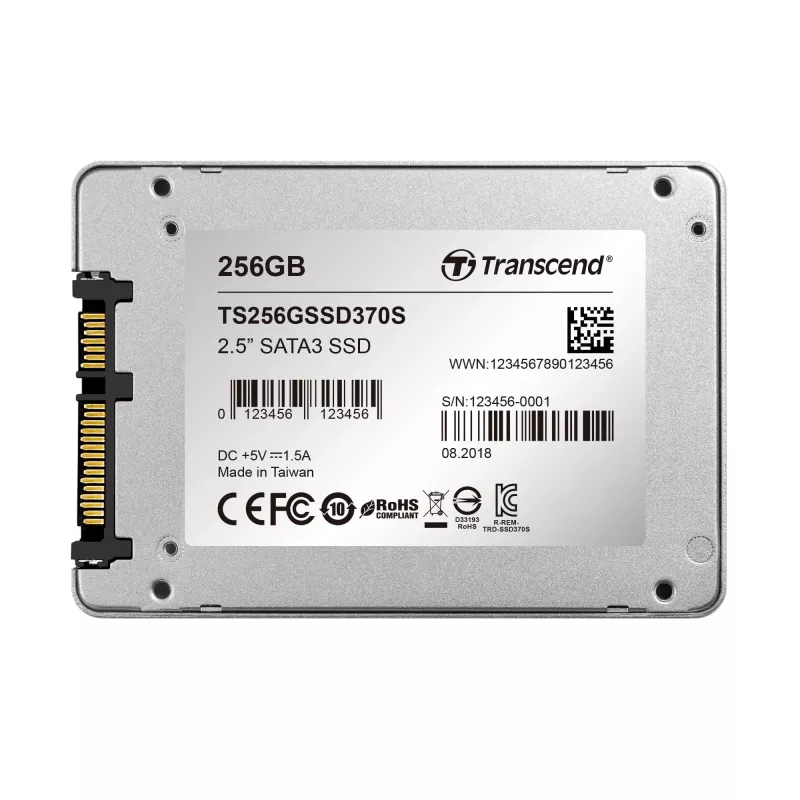 Transcend SSD 256 GB 2,5 inch SATA3 TS256GSSD370S