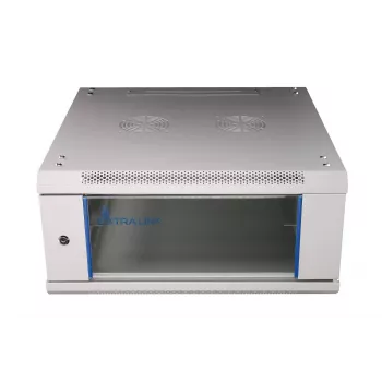 Extralink Rackmount-kast 4U 600x600 grijs wandgemonteerd