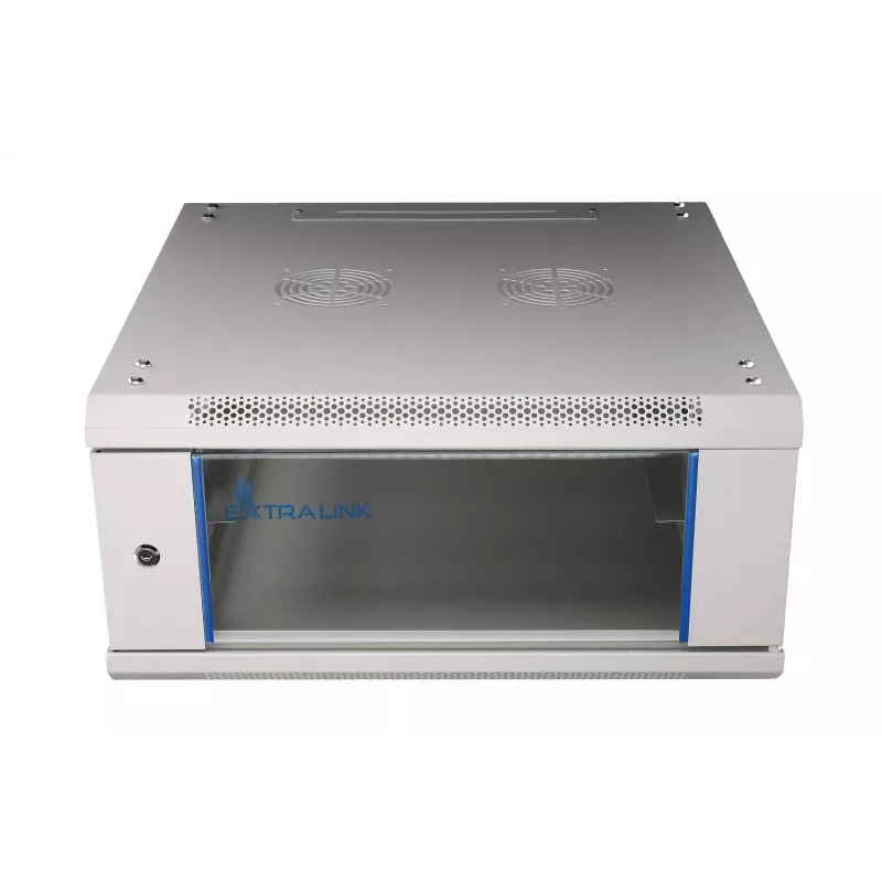 Extralink Rackmount-kast 4U 600x600 grijs wandgemonteerd