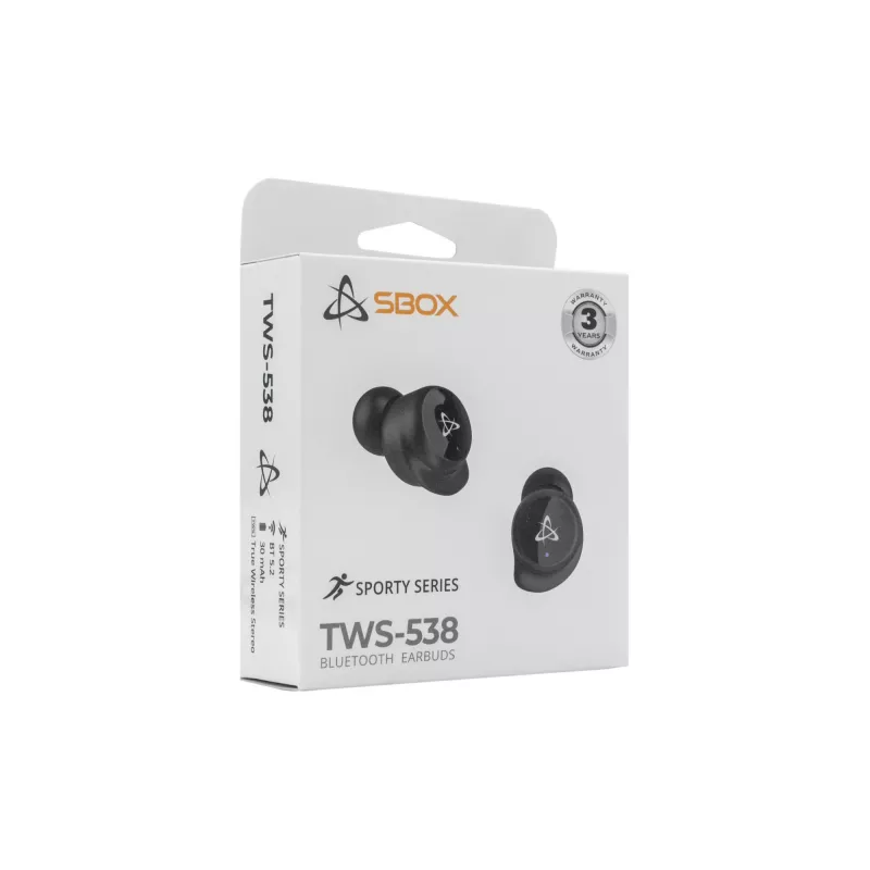 Hoofdtelefoon SBOX EB-TWS538 zwart