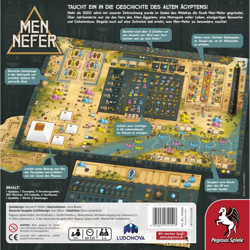 Men-Nefer, bordspel