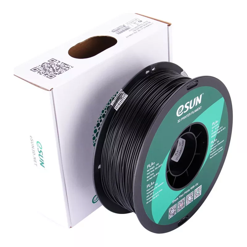 PLA+ 1,75 mm zwart 1 kg