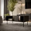 Salontafel Cama Meble LUCCA 1000×550×460 mm rechthoekig zwart