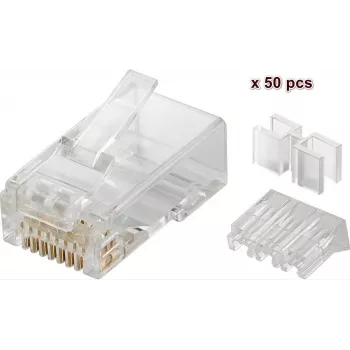 Microconnect KON505-50 kabelverbinder RJ45 transparant
