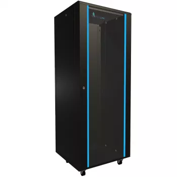 Vrijstaand rack Extralink rackmount-kast 32U 600x600 zwart