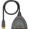 HDMI-omschakelbox 3 naar 1 (4K @ 60Hz), HDMI-switch (zwart, 55cm kabel)