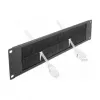 Brush Panel DeLOCK 19 inch kabelmanagement borstenstrip 2U zwart