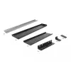 Delock DIN-rail montagekit - rack monteerbaar - zwart - 4U - 48,3 cm (19