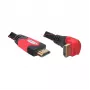 DELOCK kabel HDMI A-A stekker/stekker haaks 2m