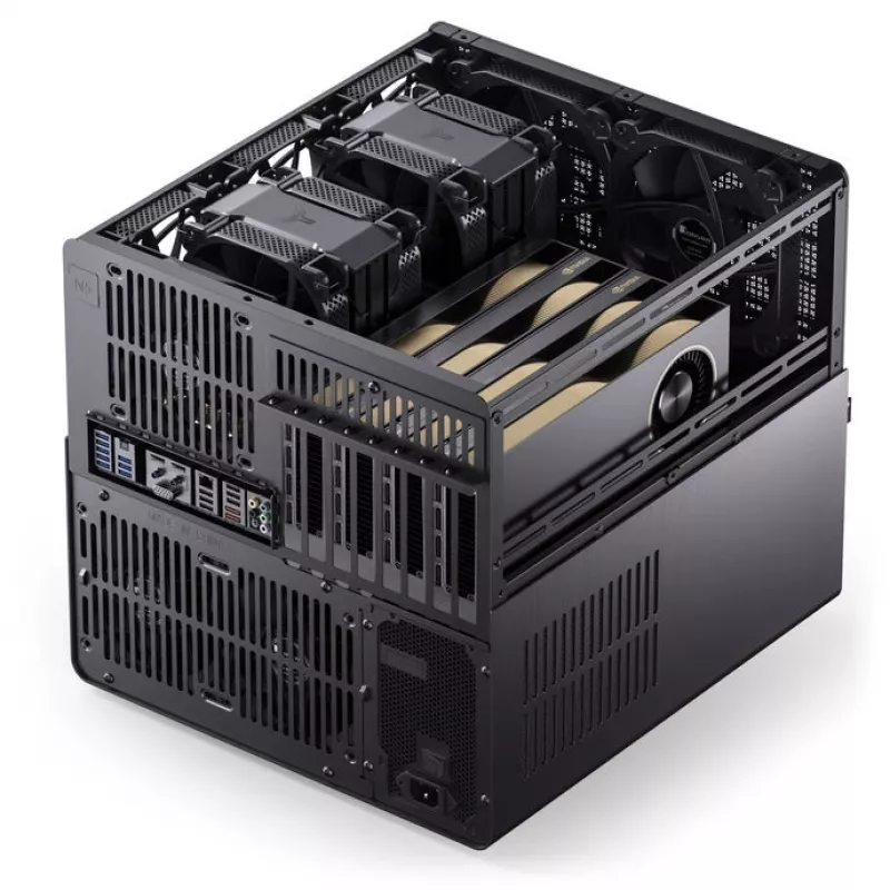 Jonsbo N5 NAS-behuizing, E-ATX - zwart