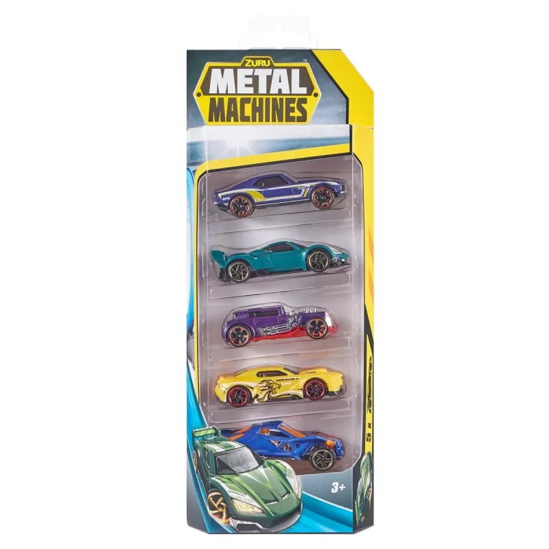 Zuru Metal Machines metalen spuitgietauto's (5 st.) 1:64, serie 2, assorti
