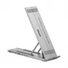 UNITEK VERSTELBARE LAPTOPSTAND + HUB