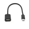 TB kabel OTG USB AF - USB-C 15cm zwart (AKTBXKU4PAC015B)