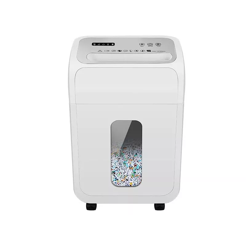 Kantoordocumentenvernietiger TRACER TRANIS47633 wit — 4x12 mm kruissnit, capaciteit 14 vel, opvangbak 20 L