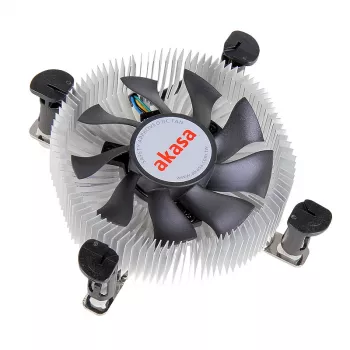 Akasa AK-CCE-7106HP computer-koelsysteem processorkoeler zwart, zilver