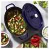 Gietijzeren cocotte Staub 4,25 L, 29 cm, blauw