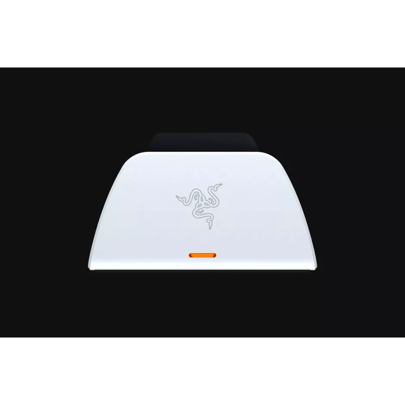 Razer RC21-01900100-R3U1 snellaadstation voor PlayStation 5 DualSense-controllers, USB-C-naar-USB-A-kabel, wit