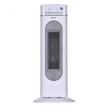 Elektrische keramische kachel NOVEEN PTC3000, 2000 W (1200 W min), LED-display, timer, afstandsbediening, oscillatie, wit