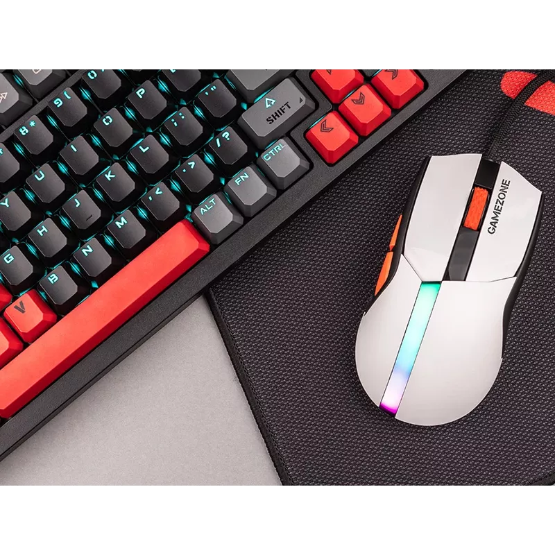 Muis Tracer 47417 Gamezone Cool White RGB USB
