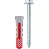 FISCHER PLUG DUOPOWER 10x50 S 25 stuks MET SCHROEF
