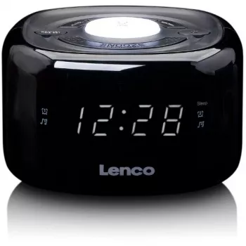 Lenco CR-12BK radio wekker digitaal zwart (CR-12)